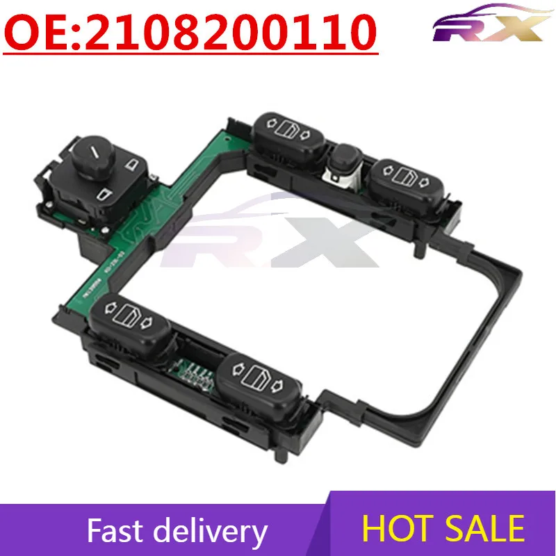 

OEM: 2108200110 Автоаксессуары Переключатель стеклоподъемника Переключатель управления стеклоподъемником для Benz