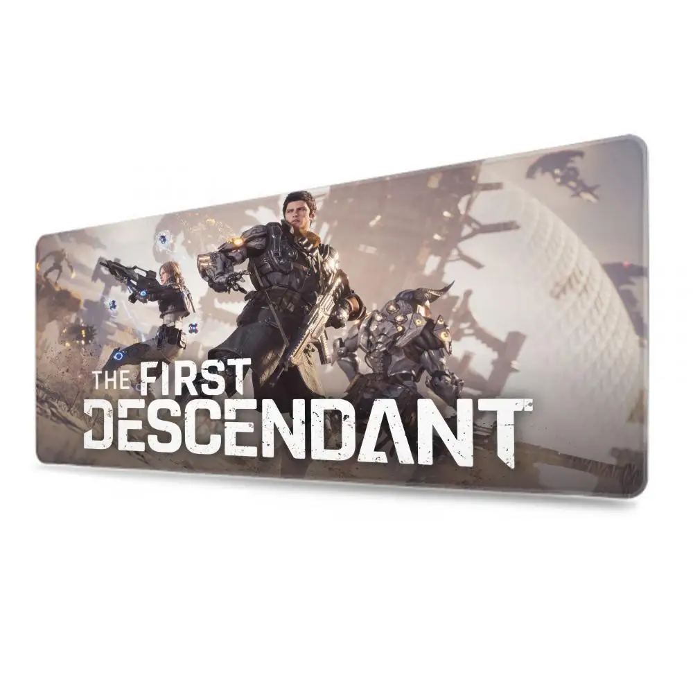 Shooting Adventure The First Descendant Mouse Pad Non-Slip Rubber Edge kawaii locking mousepads Game play mats for notebook PC