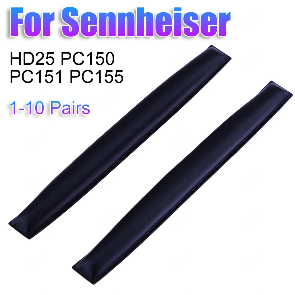 ゼンハイザー用ヘッドフォン保護クッション,hd25, pc150, pc151, pc155, 2個