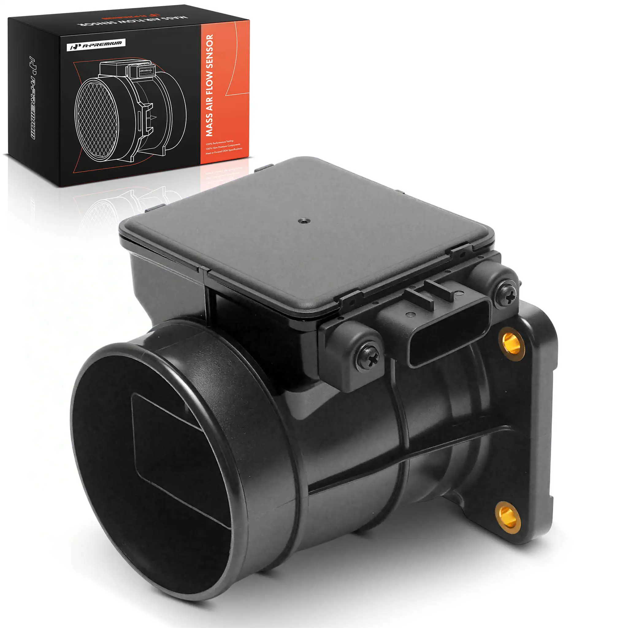 A-Premium Mass Air Flow Sensor (MAF) with Housing for Mitsubishi Outlander 2003-2006 Lancer 2003-2007 Galant 1997-2004