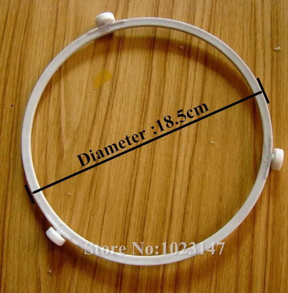 فرن الميكروويف قطر 18.5 سنتيمتر البلاستيك على شكل دائري صينية دوارة دعم أجزاء الميكروويف Galanz للوحة الزجاجية Haier