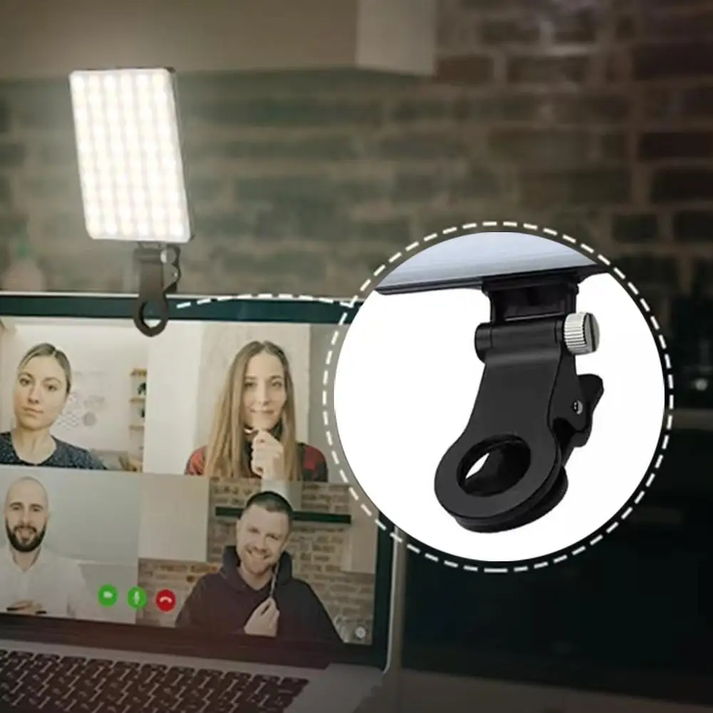 New Portable Mini Selfie Light Fill Light With 3 Modes Adjustable Brightness Rechargeable For Rechargeable Die Filled Light G7V8