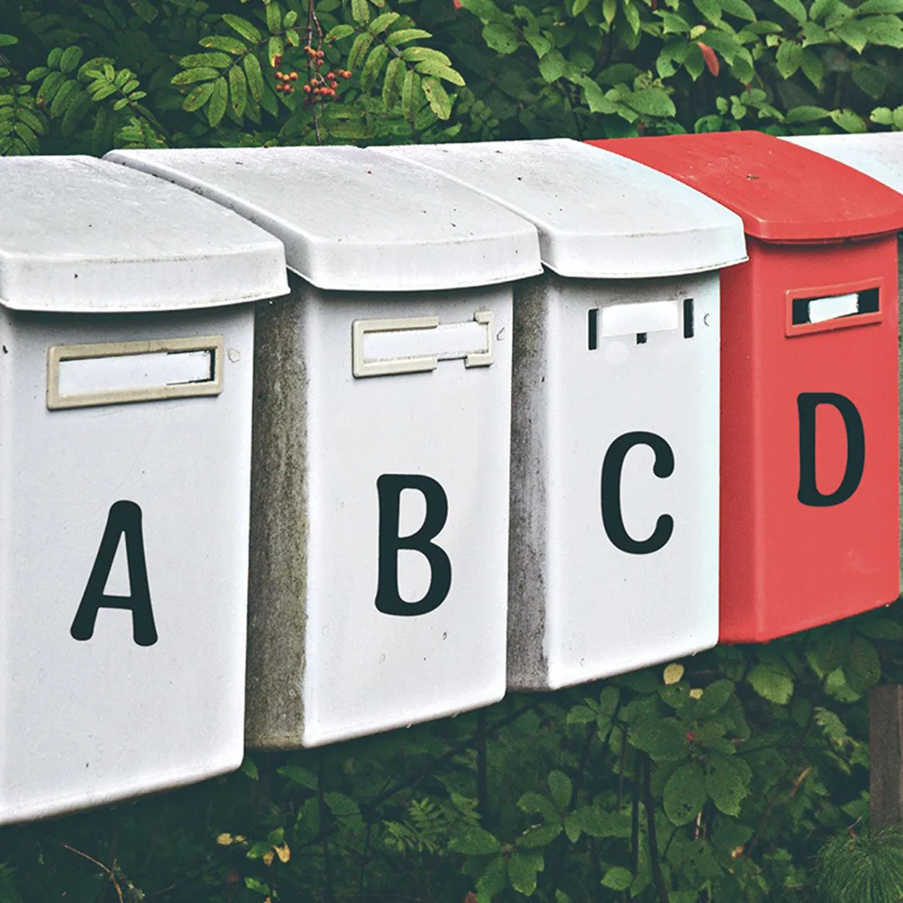 

6 Sheets Alphabet Letter Wall Decals DIY Self-Adhesive Educational Stickers for Classroom Bedroom Study Room Decor