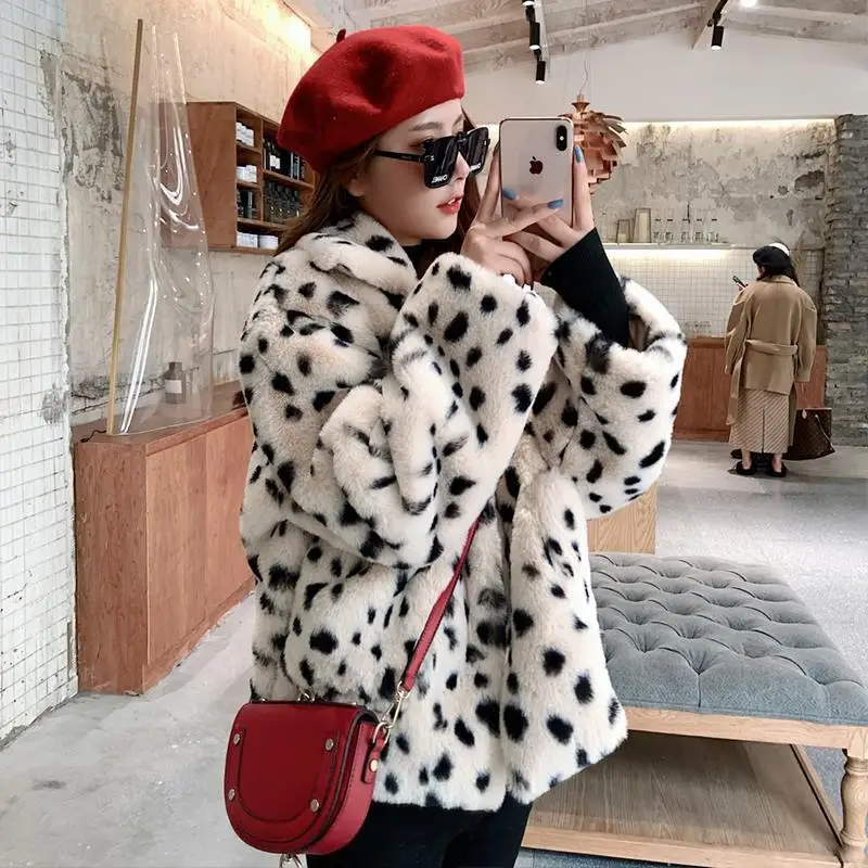 2022 Women Winter Coat Long Sleeve Stand Collar Furry Warm Long Jacket Coat Casaco Feminino Women Thick Coat