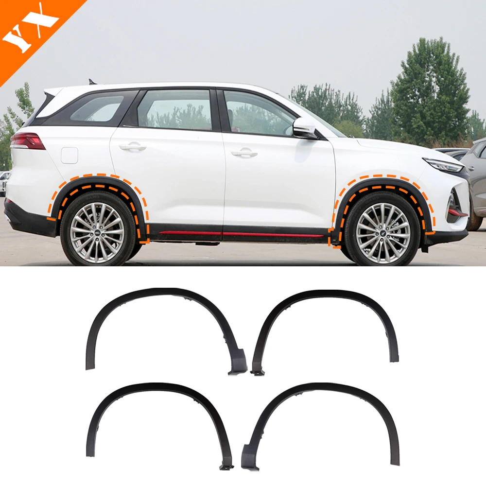 For Changan Oshan x7 plus 2024 2025 Accessories Car Original Replacement Front Rear Wheel Eyebrows Decor Sticker Cover