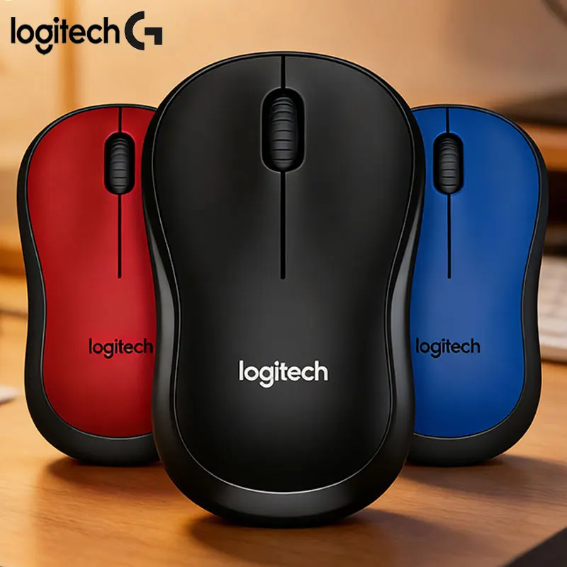 

Logitech M220 Wireless office mouse, comfortable grip, slim, quiet, portable, multi-device switching, business use