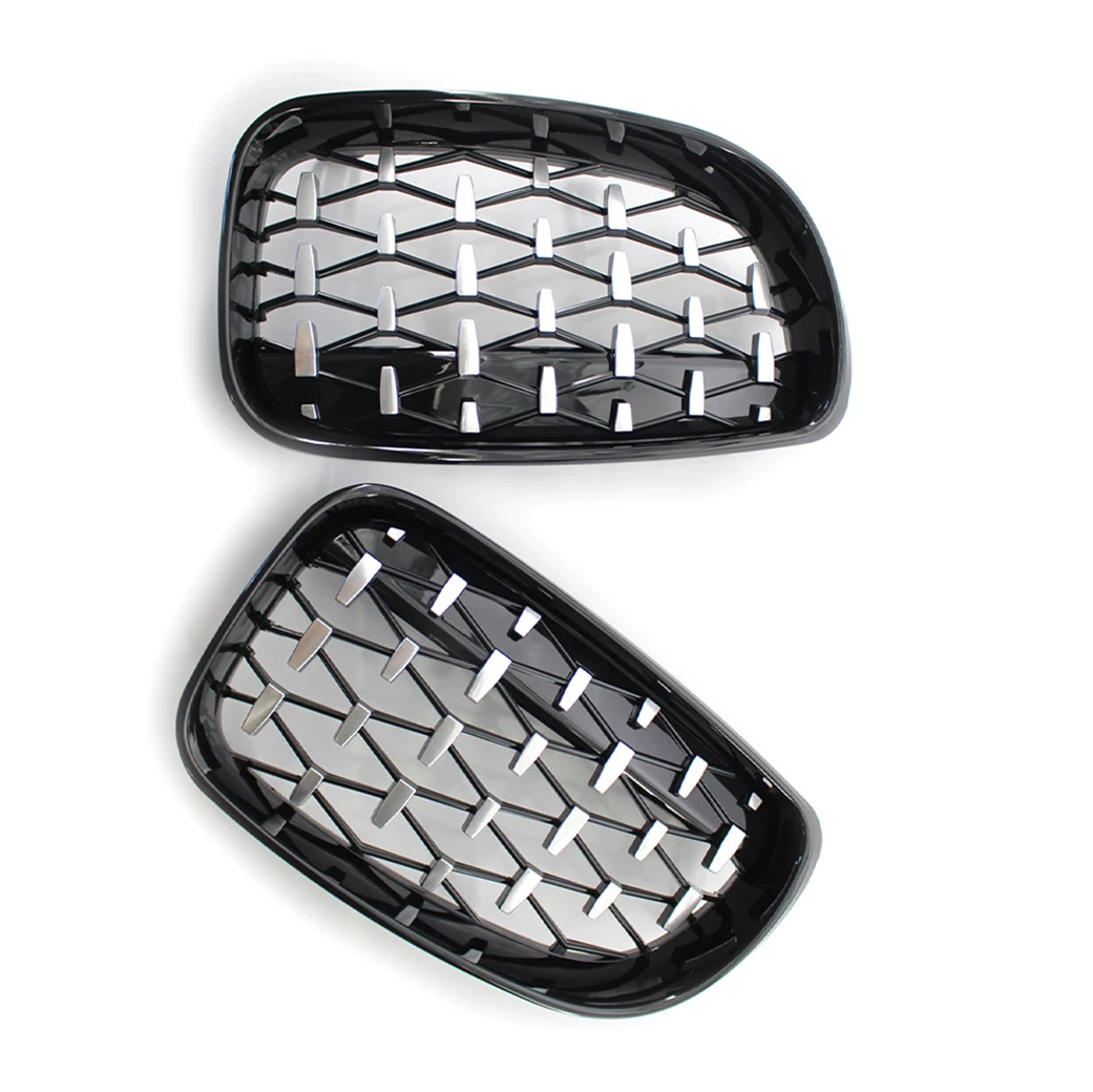 

Глянцевая черная решетка радиатора Diamond Meteor с средней сеткой для BMW 1 серии E81 E82 E87 E88 08-11 51137166439 51137322209