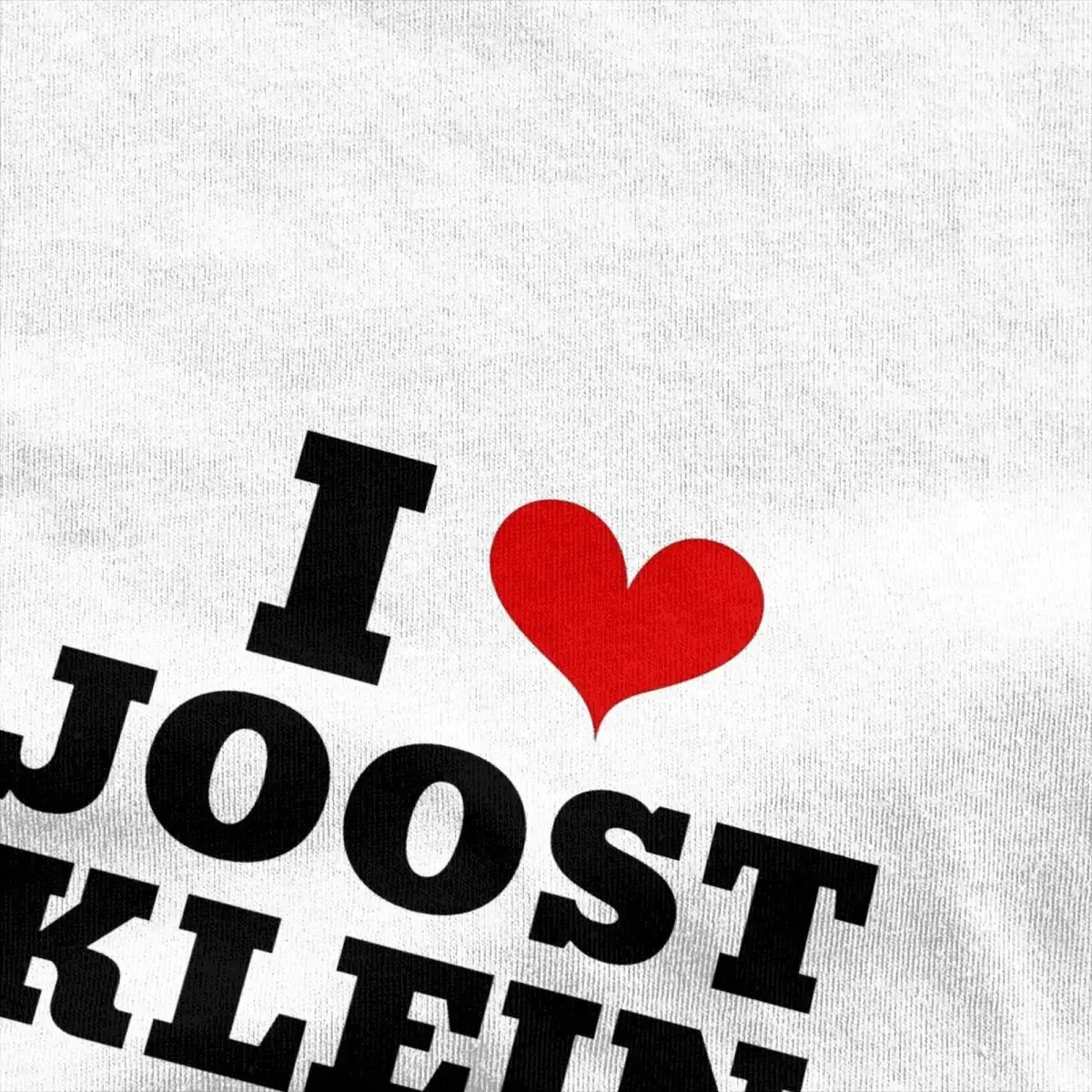 Awesome I Love Joost Klein T-Shirt Men O Neck 100% Cotton T Shirts Short Sleeve Tee Shirt Gift Idea Clothing