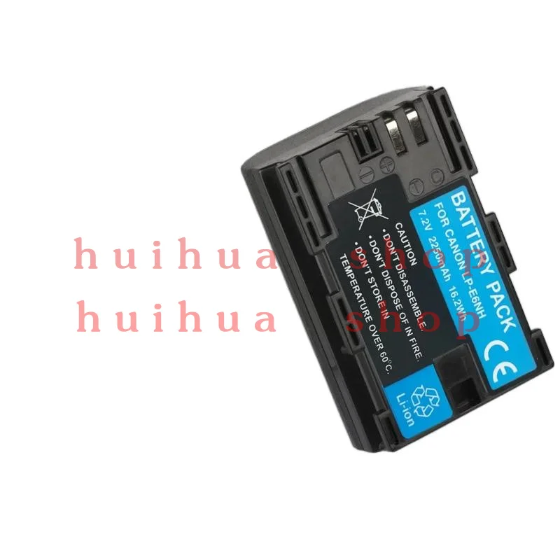 

LP-E6NH LPE6NH Camera Battery For Canon EOS R R5 R6 5DS 6D 7D 60D 70D 80D 90D USB Battery Charger