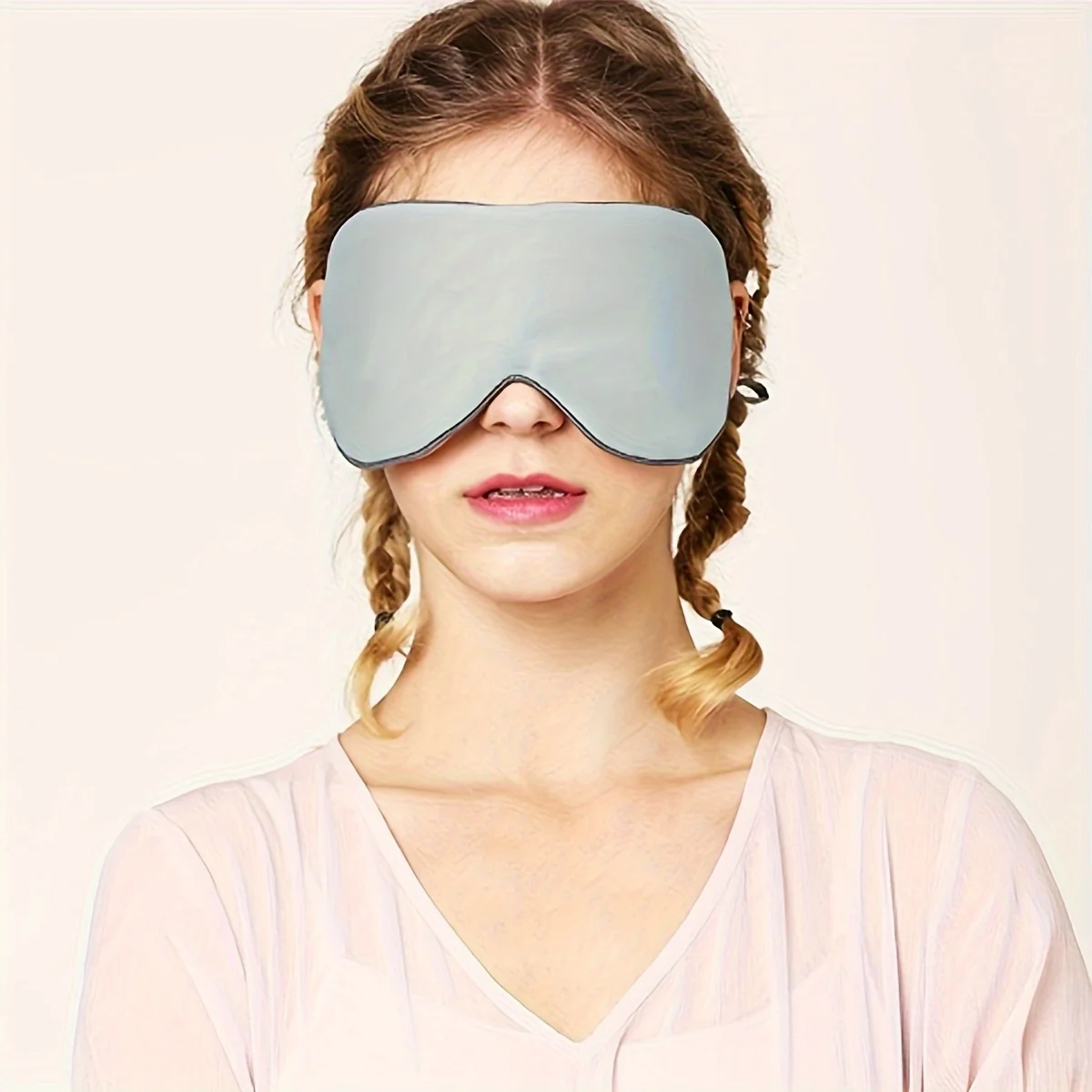 Special Sleep Eye Mask, Double-Sided Cotton Light-Blocking Sleep Eye Mask for Men and Women, Cold and Hot Compress Light-Blocking Eye Mask