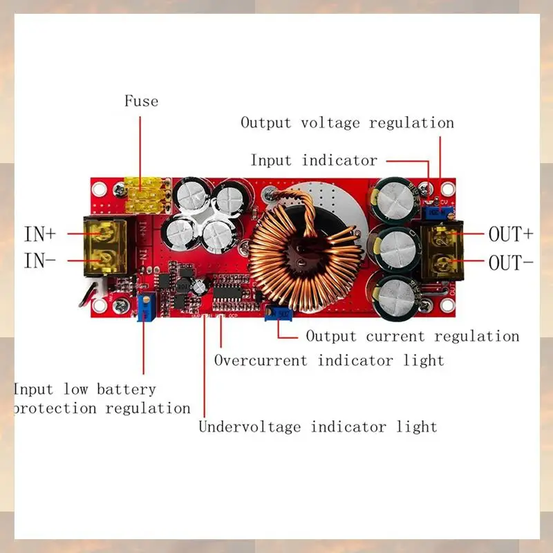

2025 New-3X 1500 Вт DC-DC Boost Module 12-48 В до 24-72 В 30 А Регулируемый модуль постоянного напряжения и тока электрического источника питания