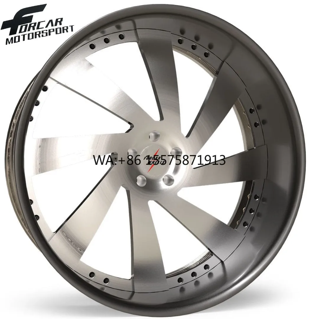 

Two-Pieces Car Rim Wheel Aluminum T6061 Chinese Alloy Wheels for Personal Use