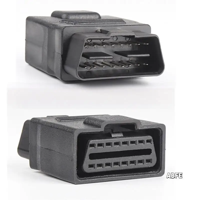 

16-контактный разъем «папа-мама», подходит для автомобильного тестера ELM327 OBD2, адаптер OBD 2 розетки, автомобильный удлинитель OBD2, 16-контактный разъем
