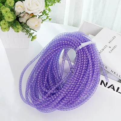 Netzrohr, röhrenförmig, Rosshaar, Krinoline-Röhren, Crin Cyberlox, DIY-Halskette, Halsband, Armband, Haarnadel, Dekoration, Bastelbedarf, 4 mm/8 mm – Detail 21