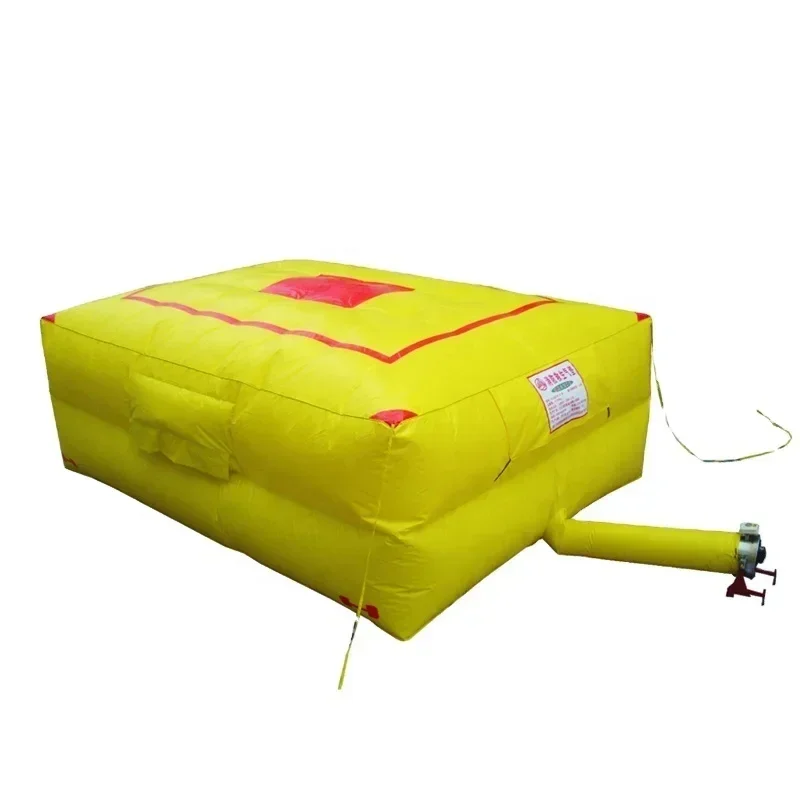Inflatable jumping air cushion rescue equipment