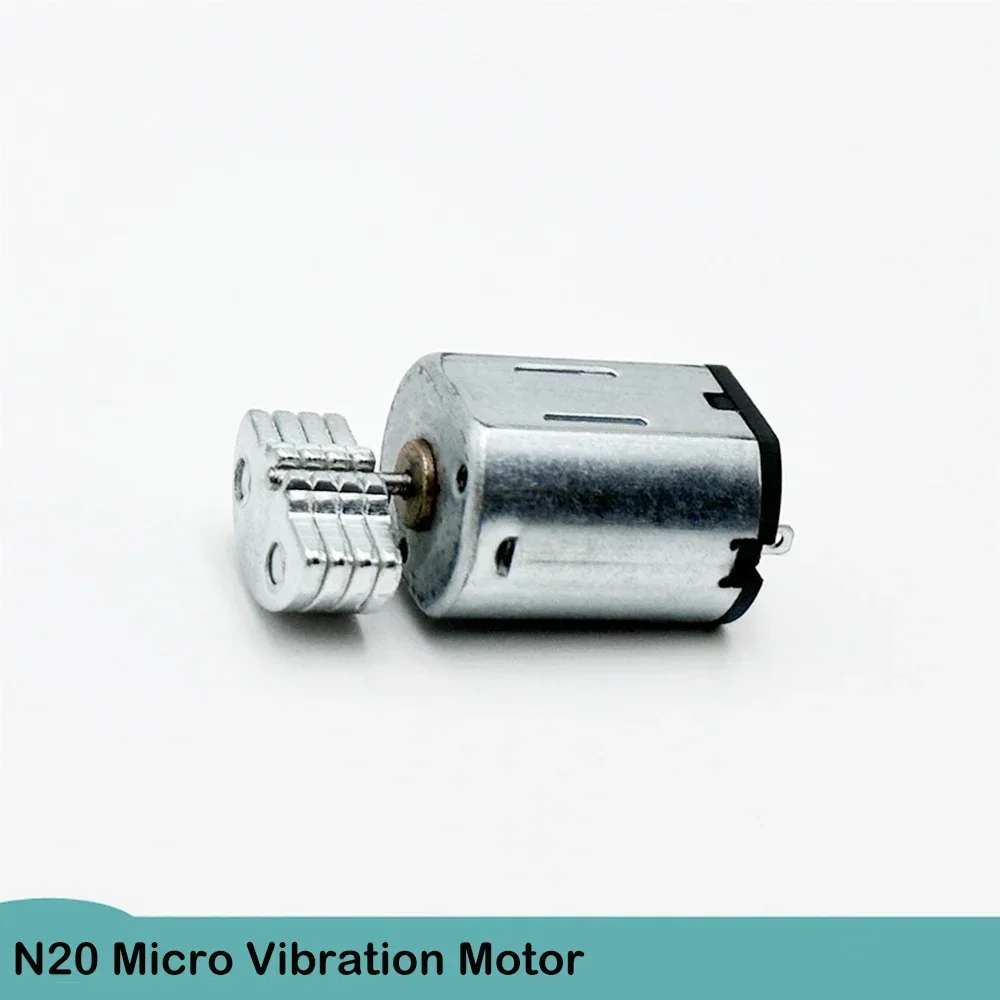 DC 3V-5V Mini N20 Vibration Motor Dynamic Micro Massager Motor Precious Metal Brush Strong Vibrator DIY Electric Toy Model