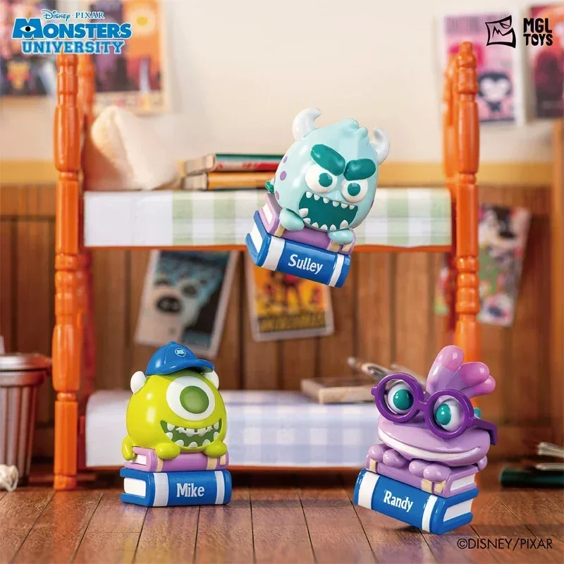 Disney-Monster University Mini Bean, authentique, mignon, Mars ChimPlay, George Rossi Mike, cadeau fait main, boîte ennemi