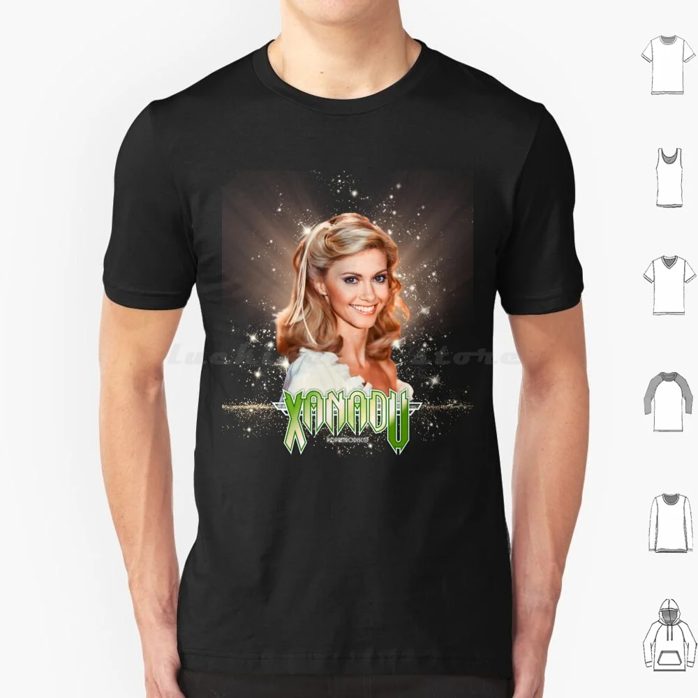 Olivia Newton-John In Xanadu-Gene-Magic Designed By Popretrodisco T Shirt Cotton Men Women DIY Print Magic Xanadu Grease John