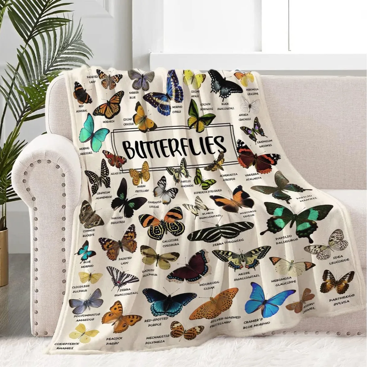 

Руководство по идентификации бабочки, полиэфирное бархатное фланелевое одеяло с цифровым принтом, флисовое мягкое покрывало для дивана, одеяла для кроватей