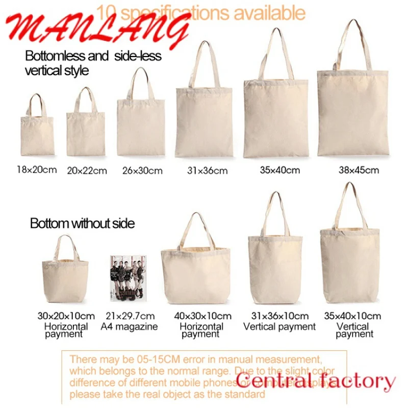 Custom  wholesale personalized linen jute fashion Large reusable women's canvas shopping tote bags with custom printed logo