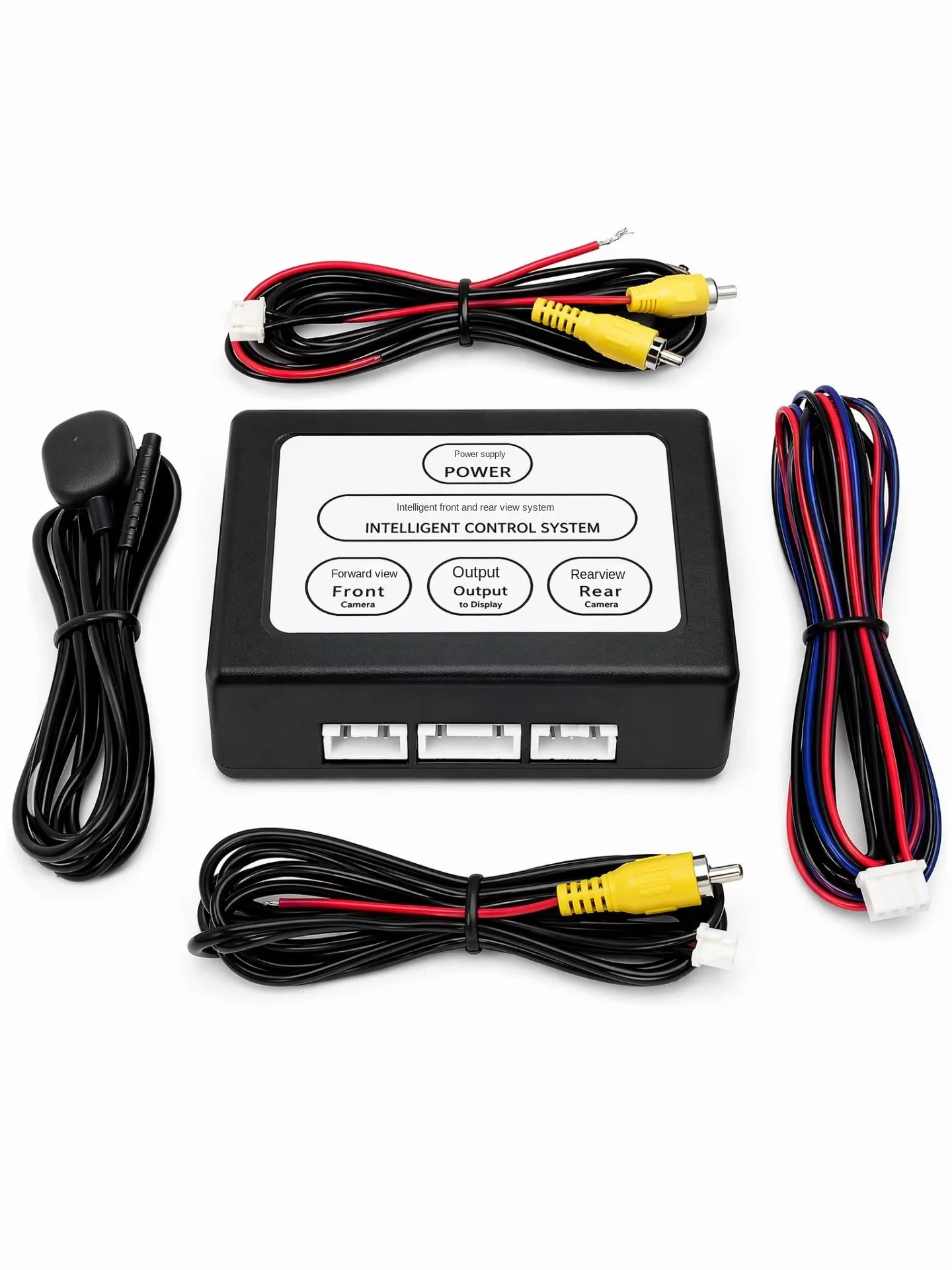 Vehicle-Mounted Two-Way Video Special Intelligent Controller, Front, Rear, Left and Right Blind Area Camera Visual Reversing Con