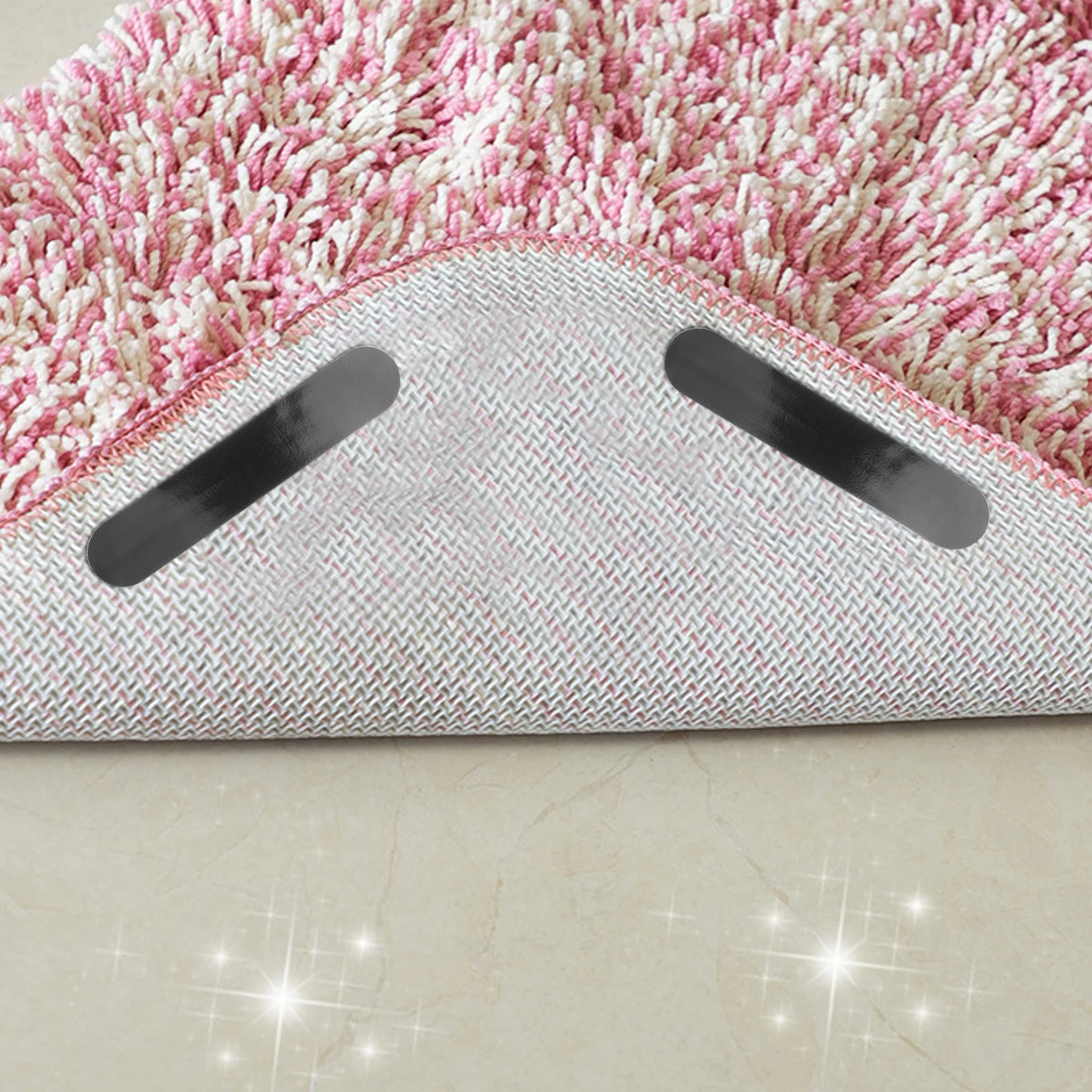 8 قطعة شريط سجادة شريط غير قابل للانزلاق وقابل لإعادة الاستخدام وقابل للغسل لأرضيات الرخام والبلاط الصلب ومقابض السجاد الآمن