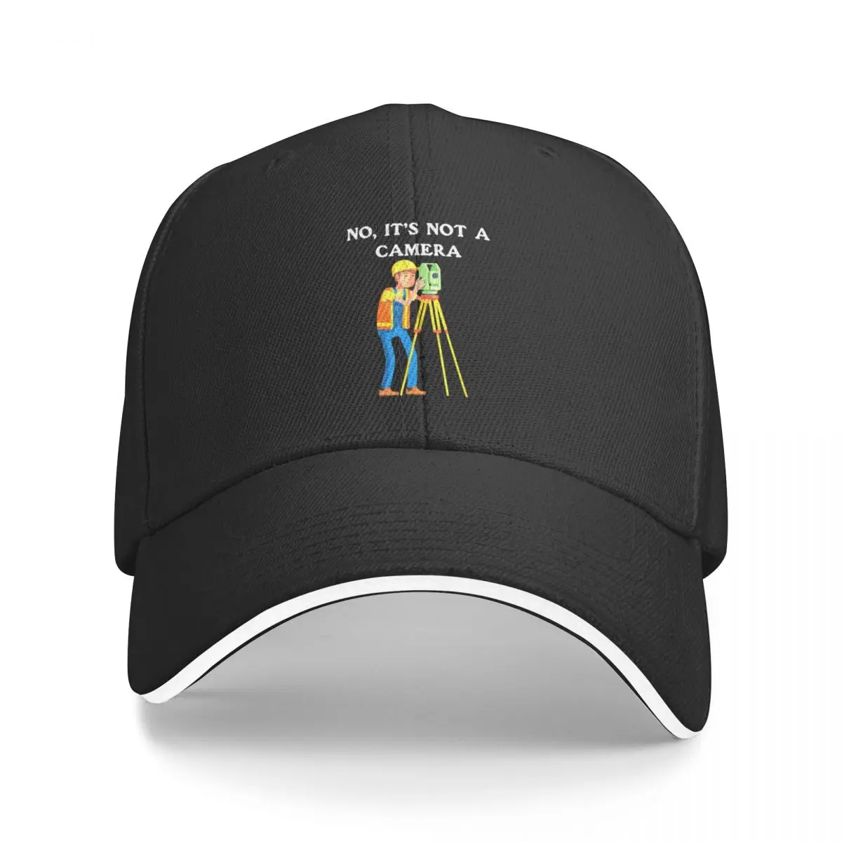 No It's not a camera - for surveyor lovers Baseball Cap Hat Baseball Cap western Hat Mens Hats Women's