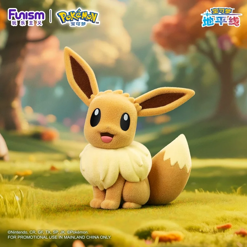 Flocage Pokemon dessins animés chauds film Anime Figure Eevee Pachirisu Psycanard Collection animaux de compagnie modèle d'action jouets cadeaux ornement