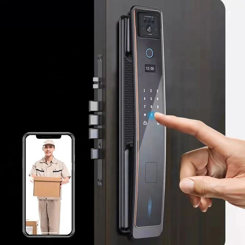 Lxy Smartsteps قفل باب التعرف على الوجه ثلاثي الأبعاد adobe Master Collection Xhome قفل باب فيديو إنترفون عن بعد