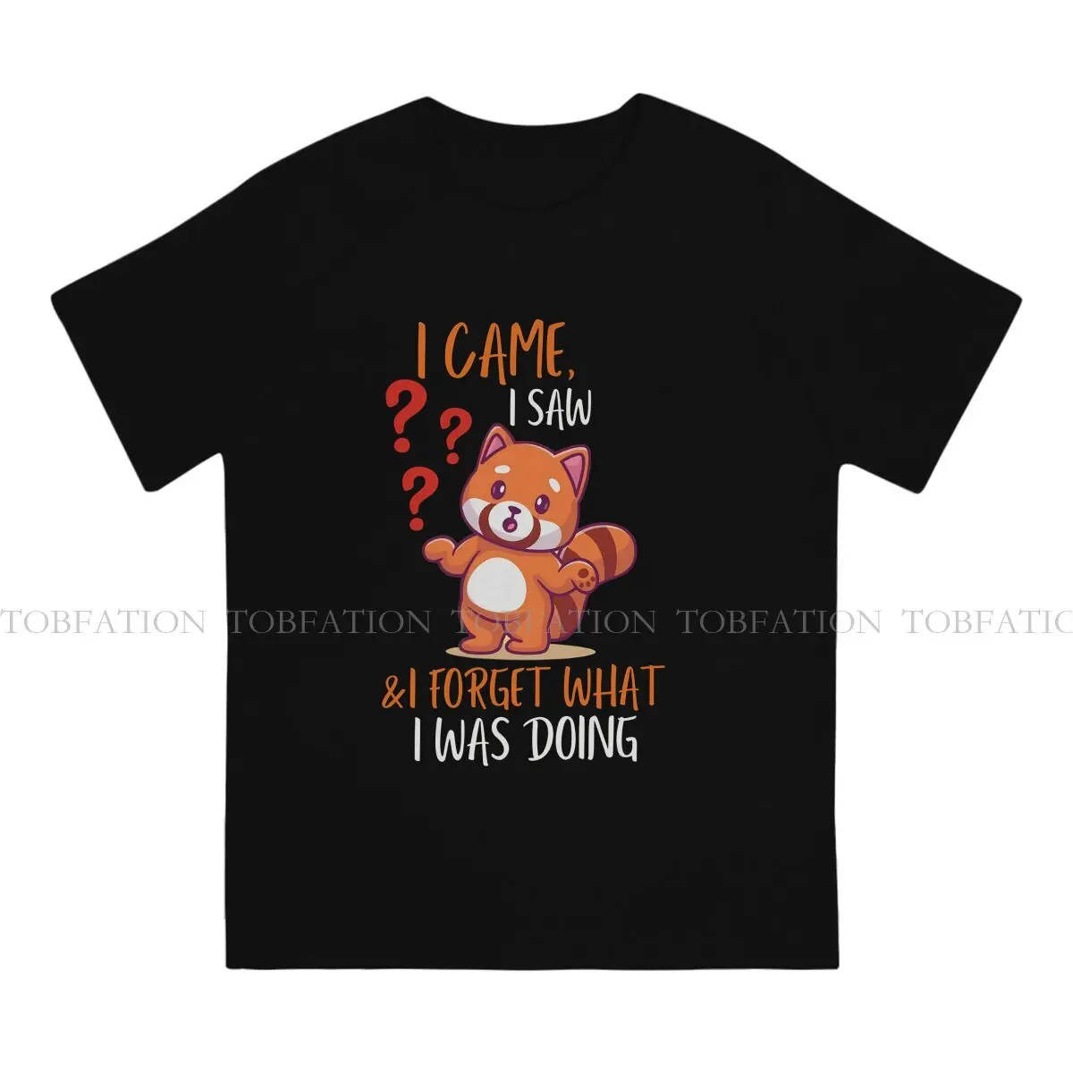 I Came I Saw I Forget What I Was Doing Forgetful Style TShirt Panda Cartoon Comfortable Creative Gift Clothes  T Shirt