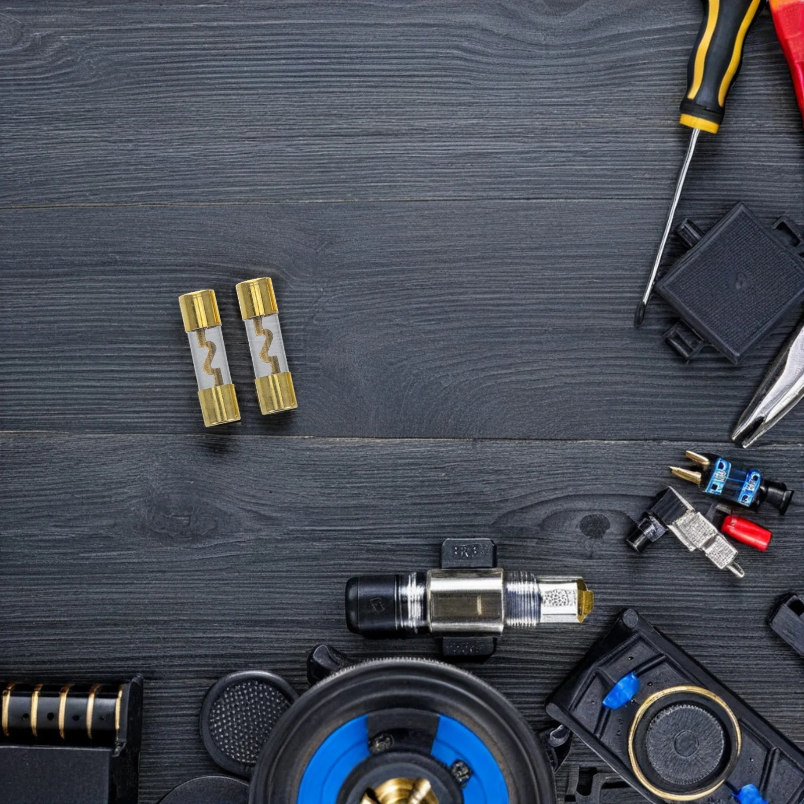 

2Pcs Car Audio Fuse Holder High Load Capacity 150a Automotive Amp Inline Fuse for Amplifier Protection Accessories