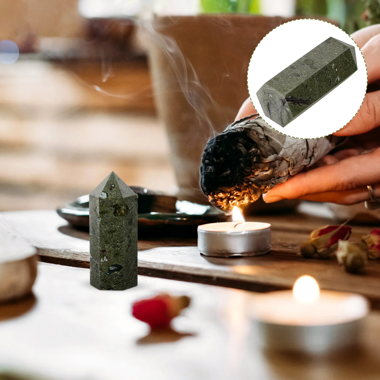 

Crystal Hexagonal Column Raw Stone 4 5cm Pink Quartz Home Decoration Office Decorative Crystal Craft Statue Mini