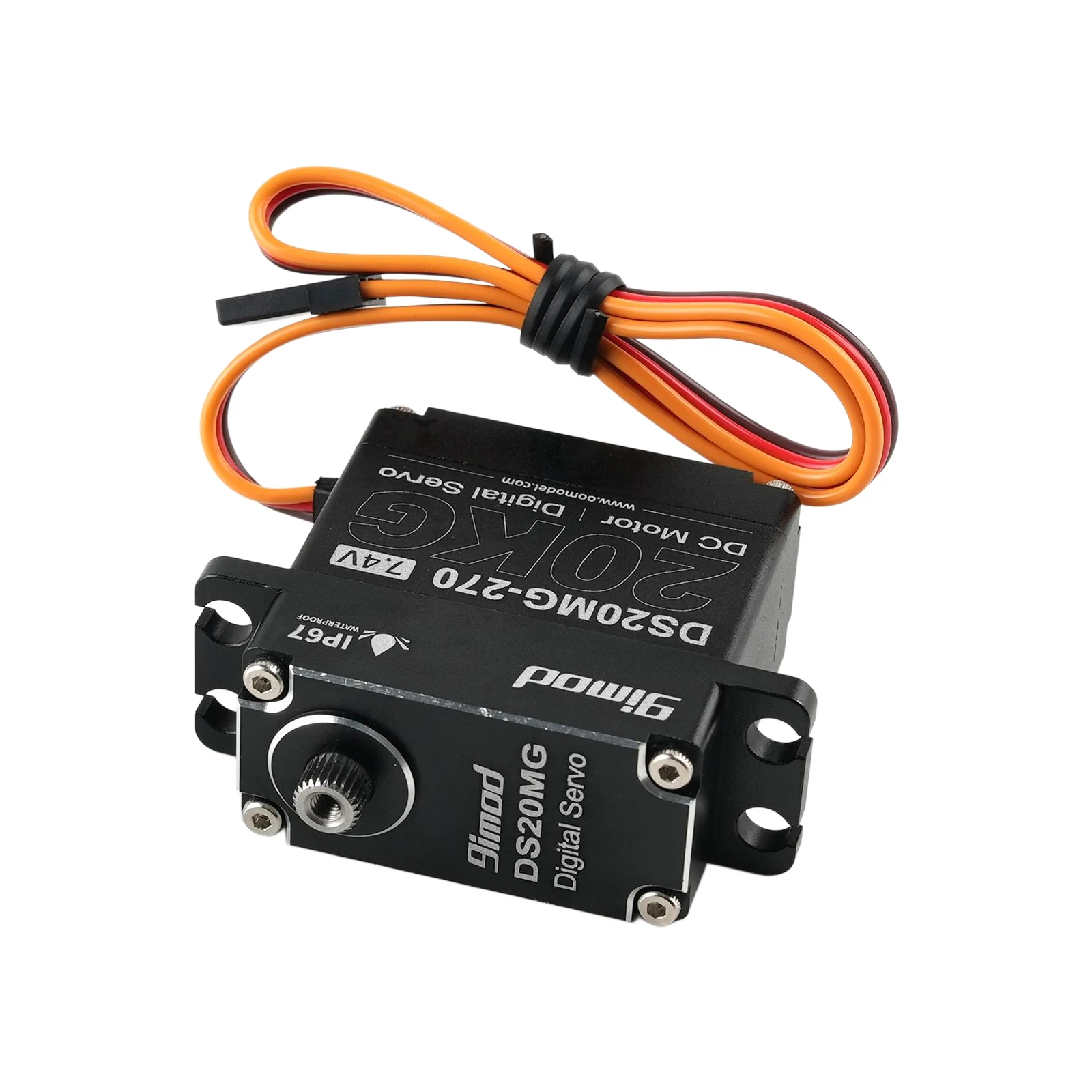 20KG DS20MG 7.4V Digitale Servomotor 270/180 Graden Hoek Regelbare Metalen Tandwielen Servo Functies Onderdelen Voor Auto/Robot Model