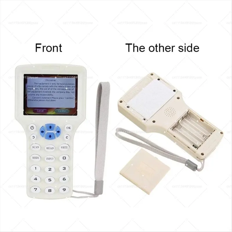 08CD ID IC Card Reader Writer, 13.56MHz 125KHz 250KHz 375KHz 500KHz RFID Card Duplicator