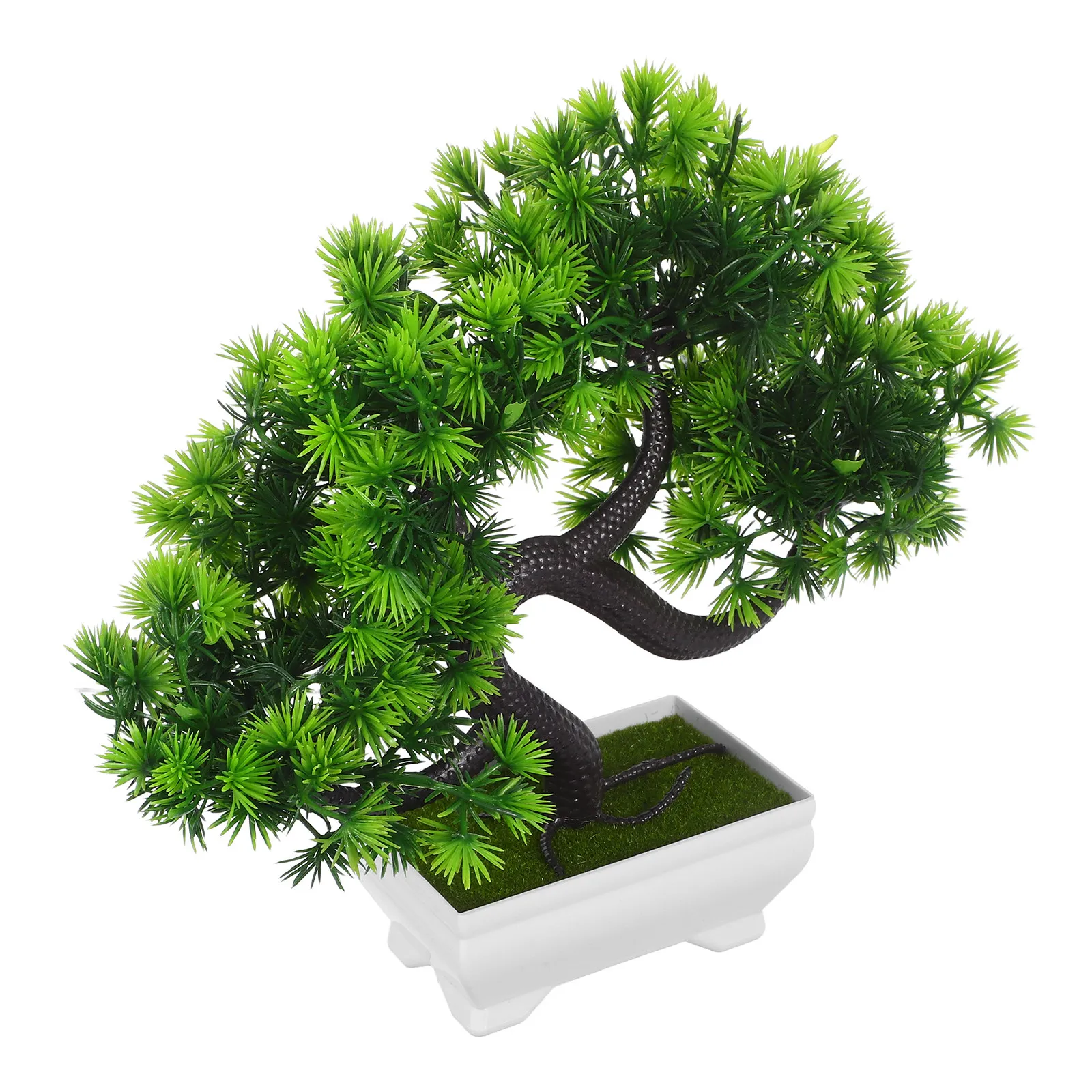 Bonsai Garden Restaurant - Simulation Pine Greeting Guests Bonsai Lifelike