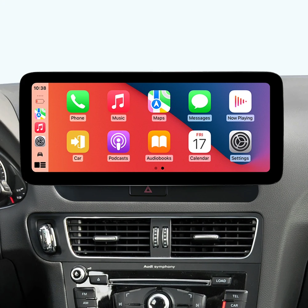 12.3 Inch Plug and Play Linux System Touch Screen for Audi Q5 2009 - 2016 Wireless apple CarPlay Android Auto GPS Navigation MMI