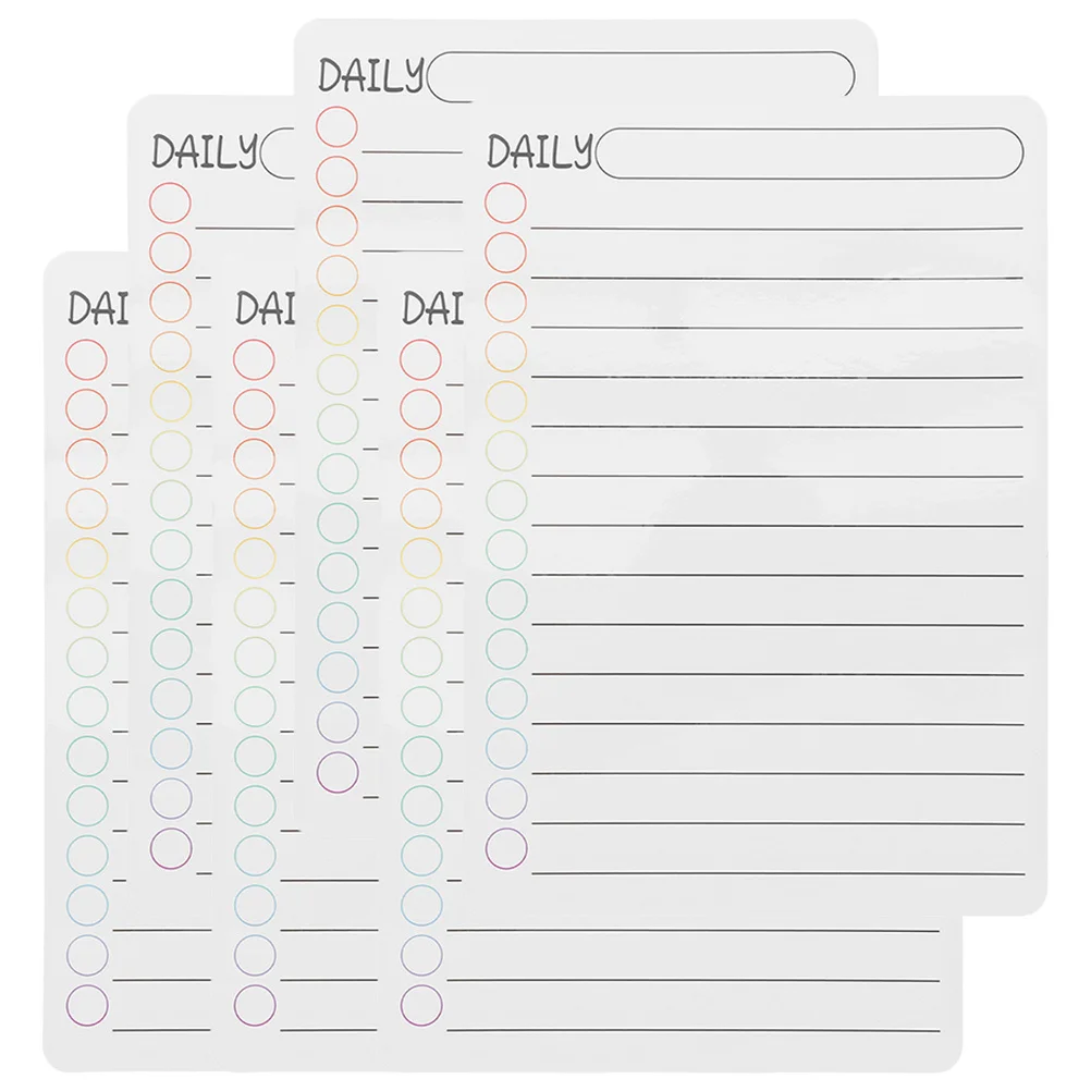 6Pcs Magnetic Daily Planner Whiteboard for Refrigerator Dry Erase Weekly Schedule Organizer Magnetic Weekly Planner