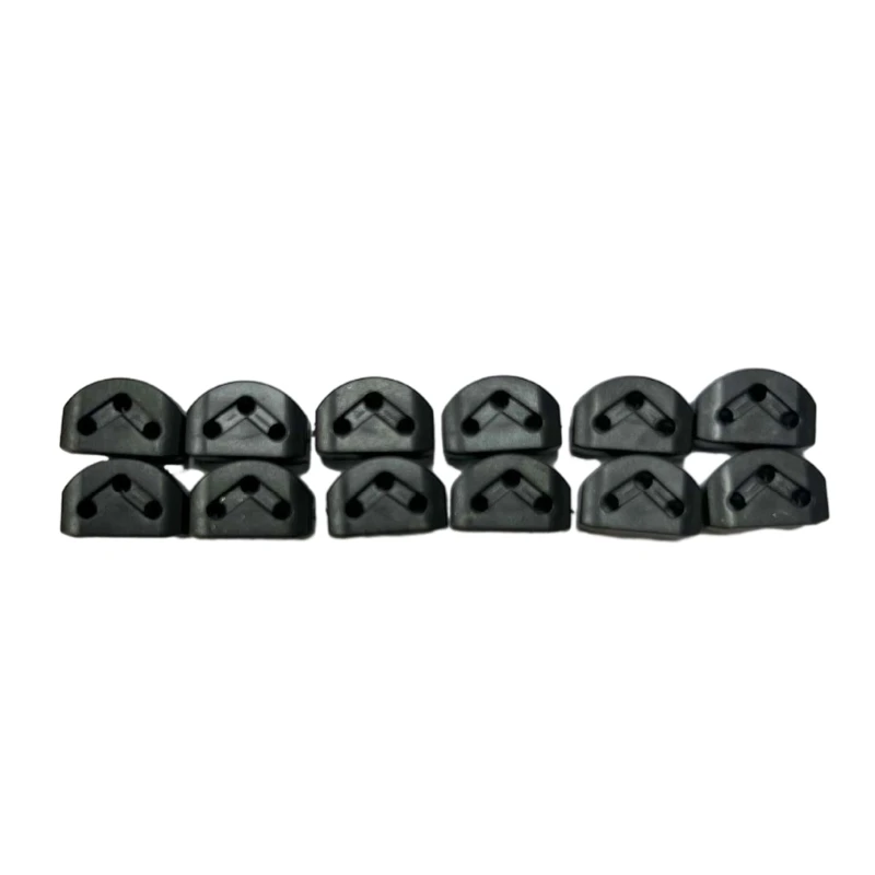 12Pcs Plastic Guitar String Ties Bridge Beads, 3 Hole Guitar String Bridge Beads String Fasteners for Classical Guitars