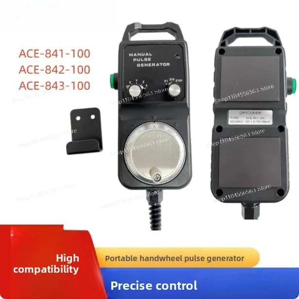 ACE-841/ACE-842 CNC Handwheel Pulse Generator, Replacement Electronic Handwheel,100PPR,12/16 Hole Mount Options,15-Pin Connector