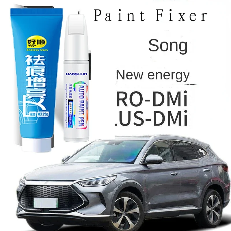 paint pen for scratch suitable for BYD Song Plusdmi touch up pen snow white time gray Song Pro car paint repair BYD Song Plus