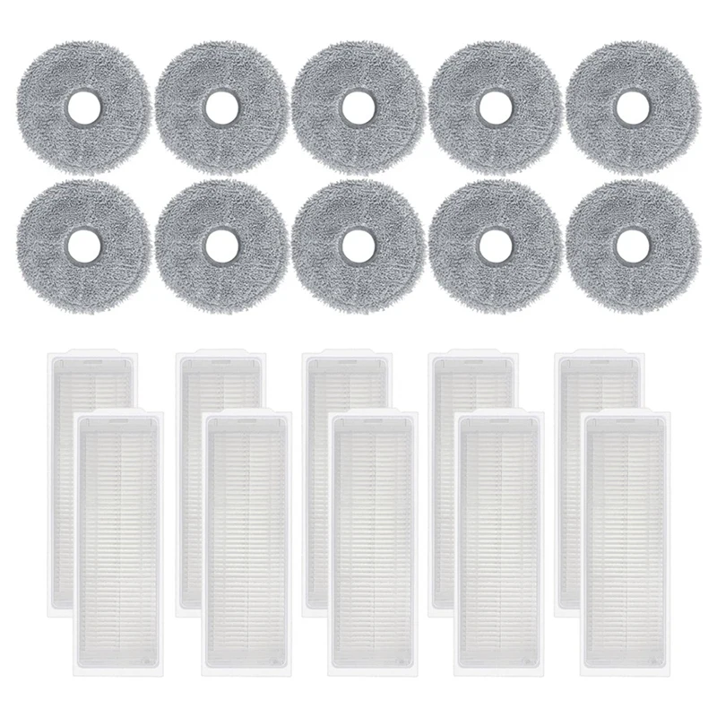 AB43-Voor Cecotec Conga 11090 Spin Revolution Robot Vacuüm Onderdelen Hepa Filter Mop Doek Rag Vervanging Accessoires