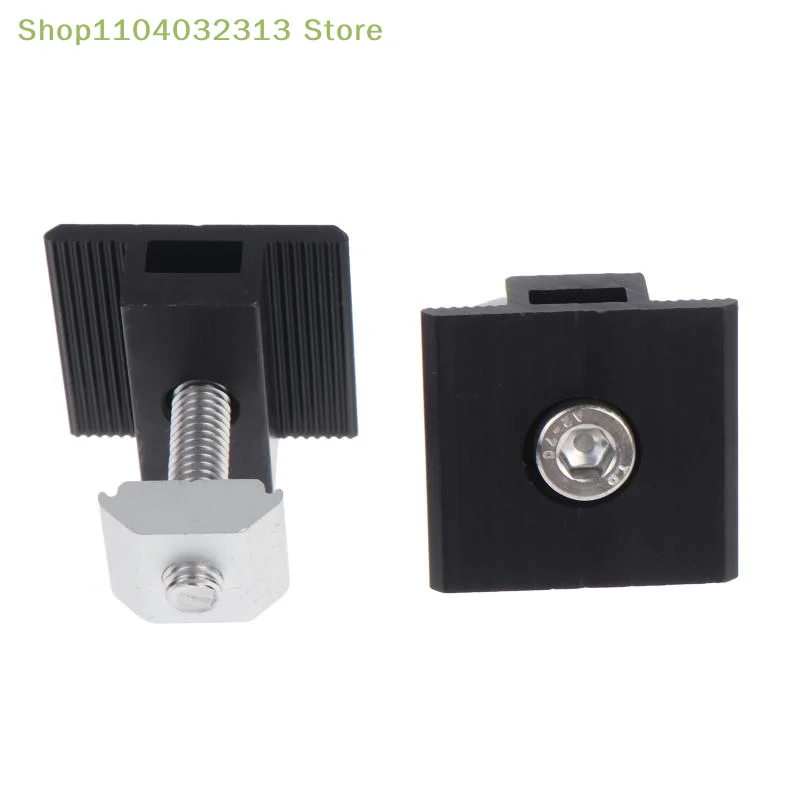petiteSolar Panel Mounting Clamp Lightweight Aluminum Alloy for Balcony Rooftop Solar Panel Setup Hardwareaccessories