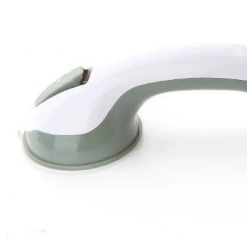 Bathroom Safety Grab Bar Vacuum Suction Design No Nails Installation Wall Hanging Handle for Glass & Sliding Doors