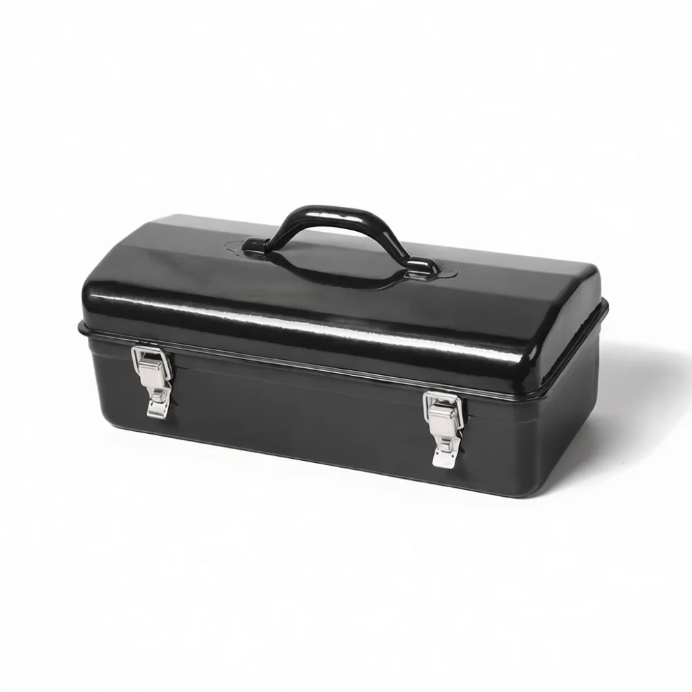 Versatile Metal Toolbox Multi Layer Portable Storage Organizer Box Heavy Duty Steel Case For DIY Repair Outdoor Camping Art