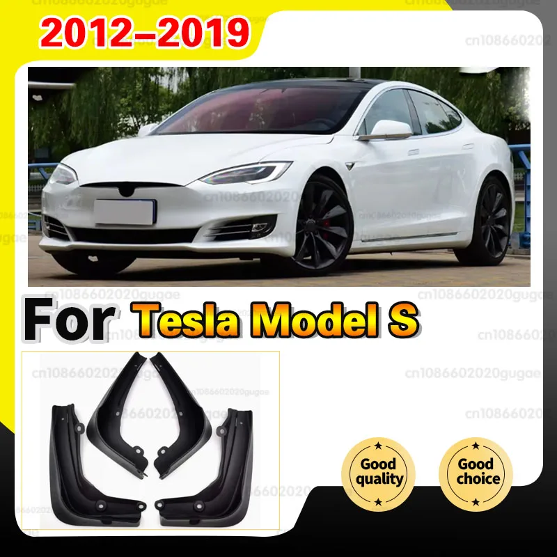 

Premium Racing Mud Flaps For Tesla Model S 2012 - 2019 Mudflaps Splash Guards Mud Flap Mudguards Fender Front Rear