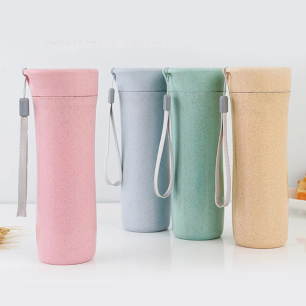 

2pcs Water Bottle Durable Creative Mug for Home Office Cafe Restaurant Tea Coffee Milk Drink Bottle Student