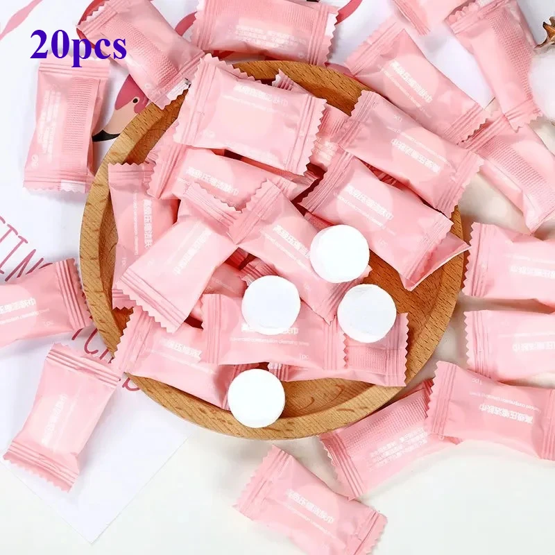 Toallitas Comprimidas No Tejidas para Limpieza Facial, 50/100 Unidades, Desechables, Portátiles, para Viajes y Actividades al Aire Libre, Toallitas Húmedas