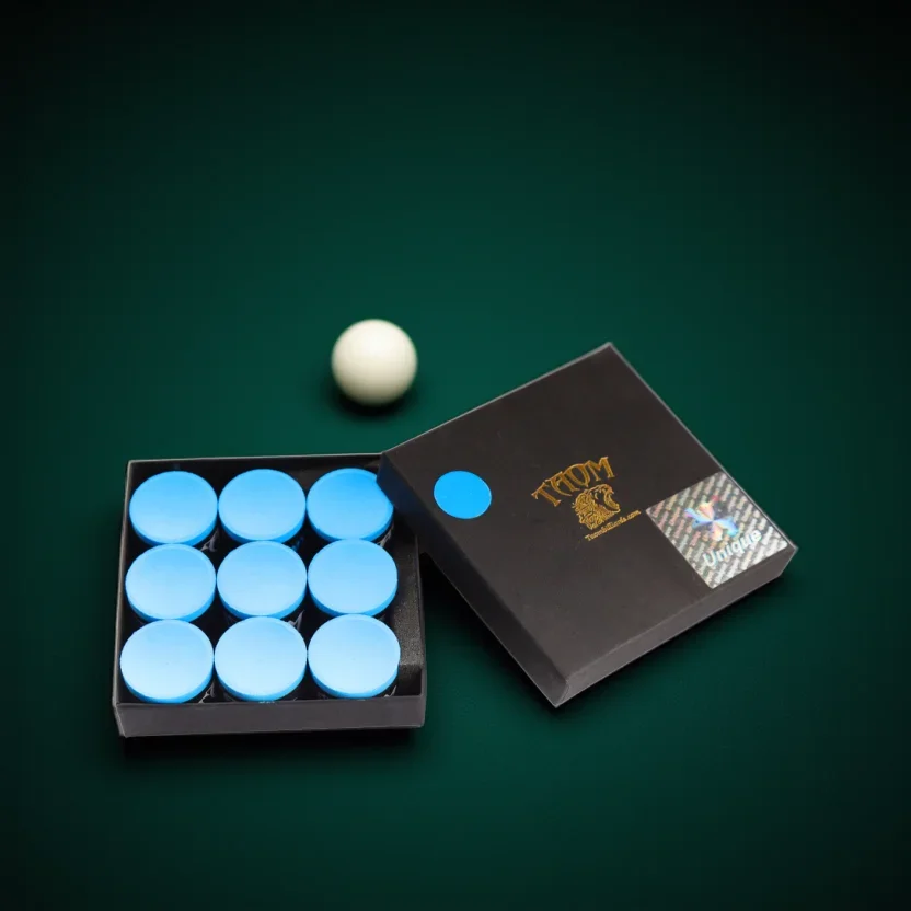 Taom Chalk Pyro Chalk V10 Soft Blue Billiard Pool Chalk 2.0 Pyramid Pink Green Snooker for Professional Round Billiards Chalk