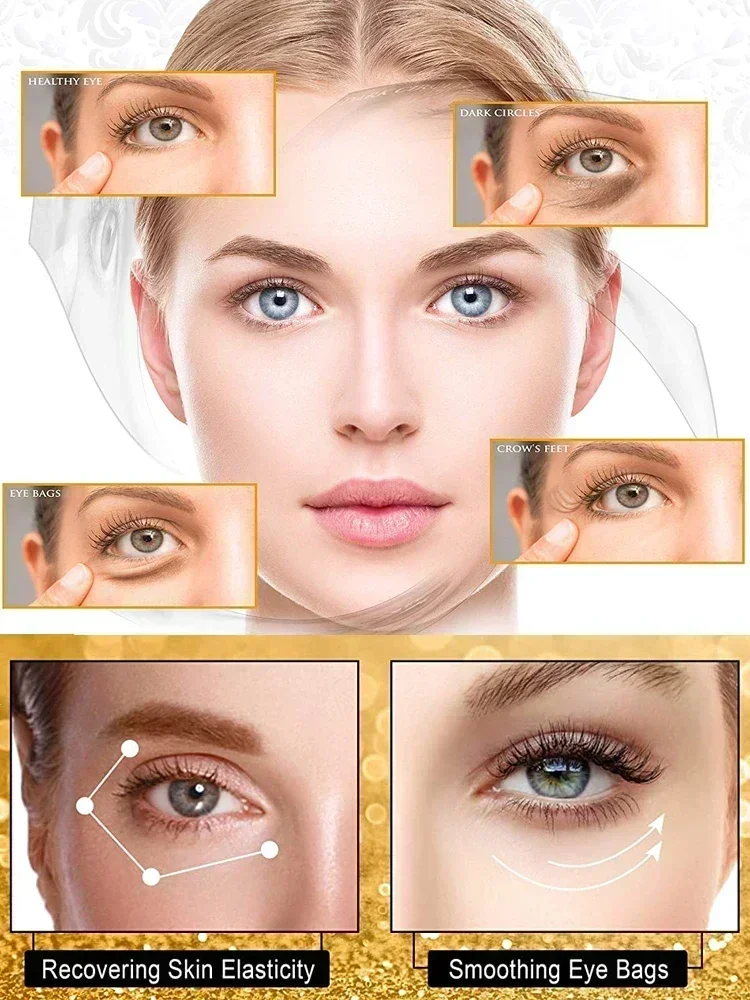 New 7 Day Tighten Wrinkles Eye Cream Anti Dark Circles Bags Puffiness Fade Eye Fine Line Whiten Under Eyes Skin Korean Care