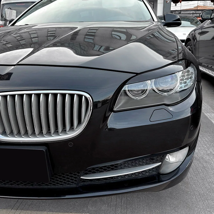 

For BMW 5 Series F10 F11 2011-2014 Car Front Headlight Eyebrow Exterior Sticker Decoration Modification Accessories Auto
